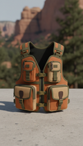 Convertible Utility Vest with Removable Pockets