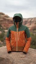 Performance Shell Jacket with Reinforced Seams