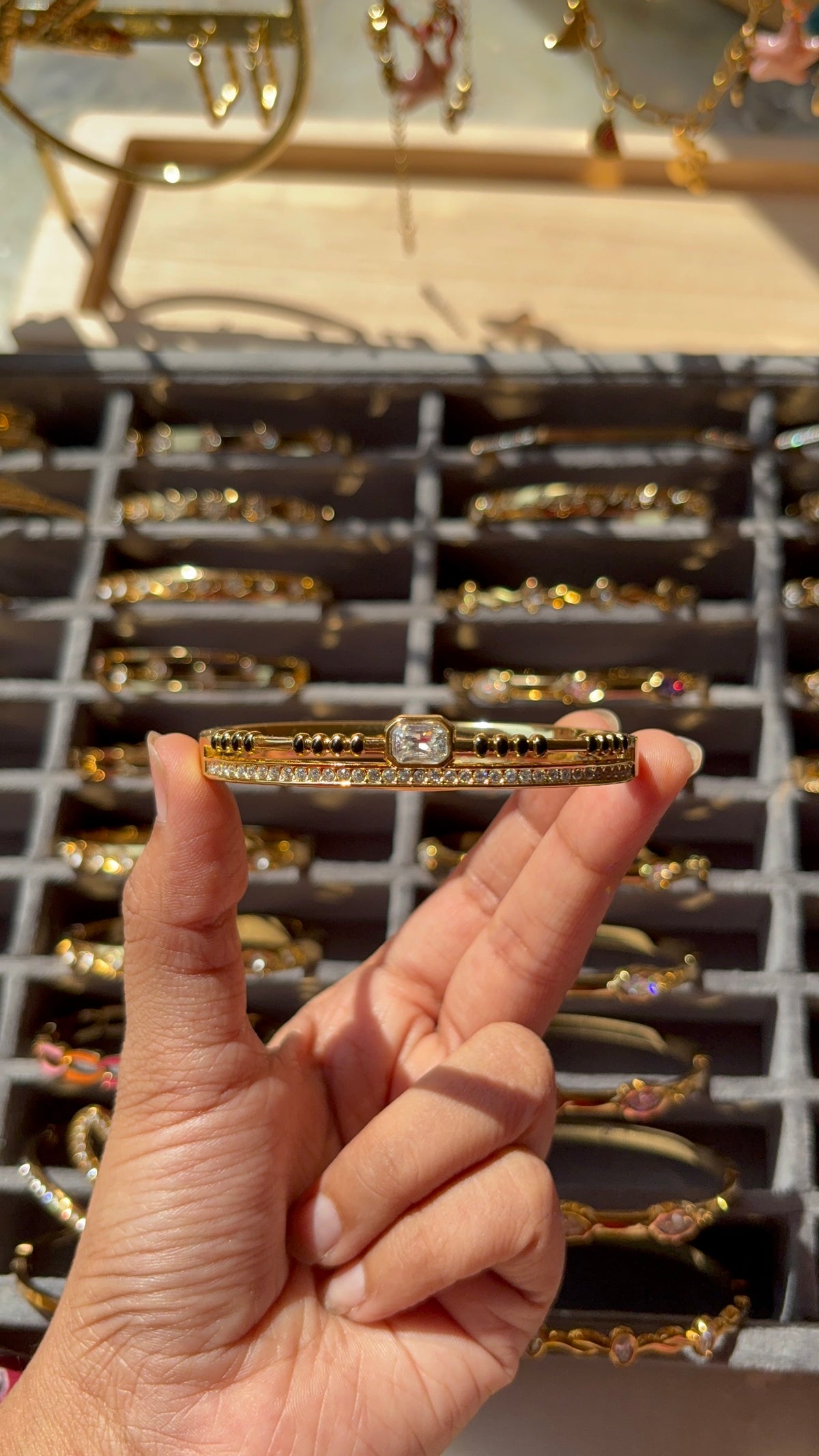 Oval Mangalsutra Kada Bracelet