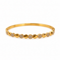 Gold Geometric Crystal Bracelet