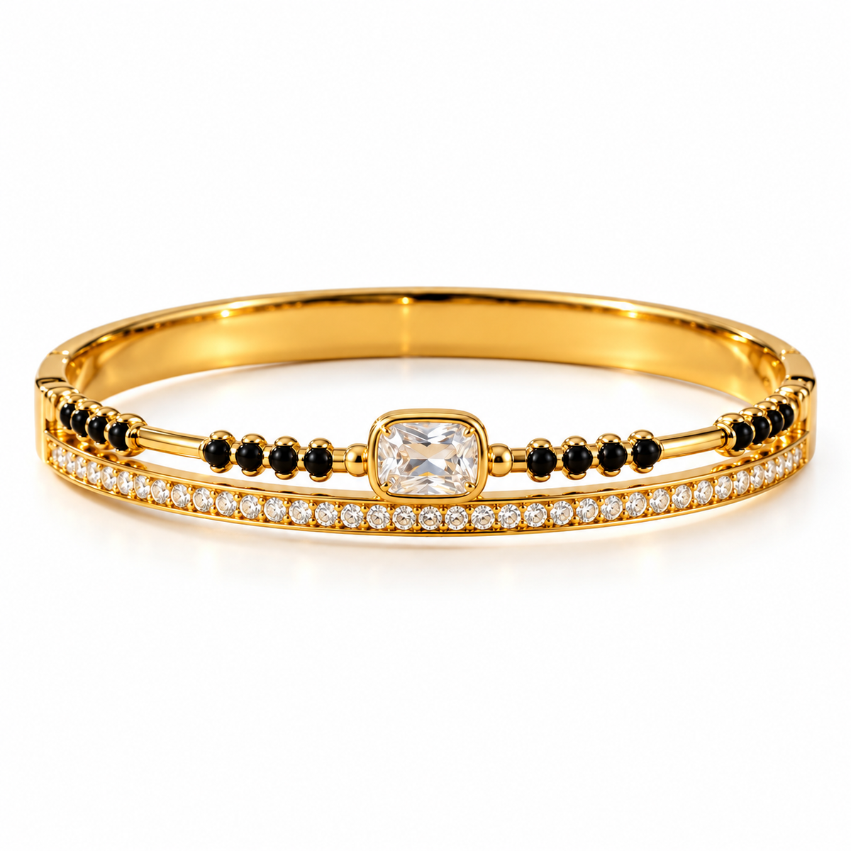 Oval Mangalsutra Kada Bracelet