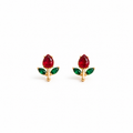 Dainty Tulip Earrings