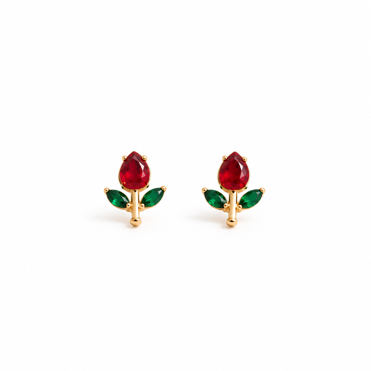 Dainty Tulip Earrings