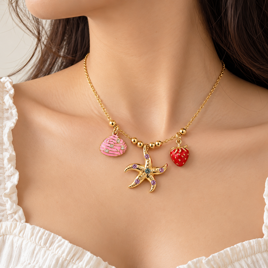 Coastal Crush Charm Necklace
