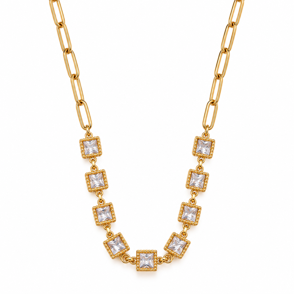 Crystal Link Necklace