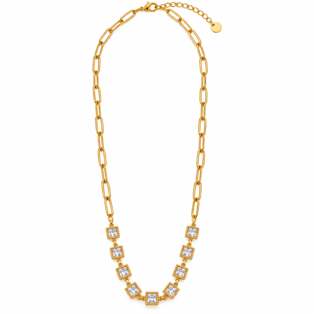 Crystal Link Necklace