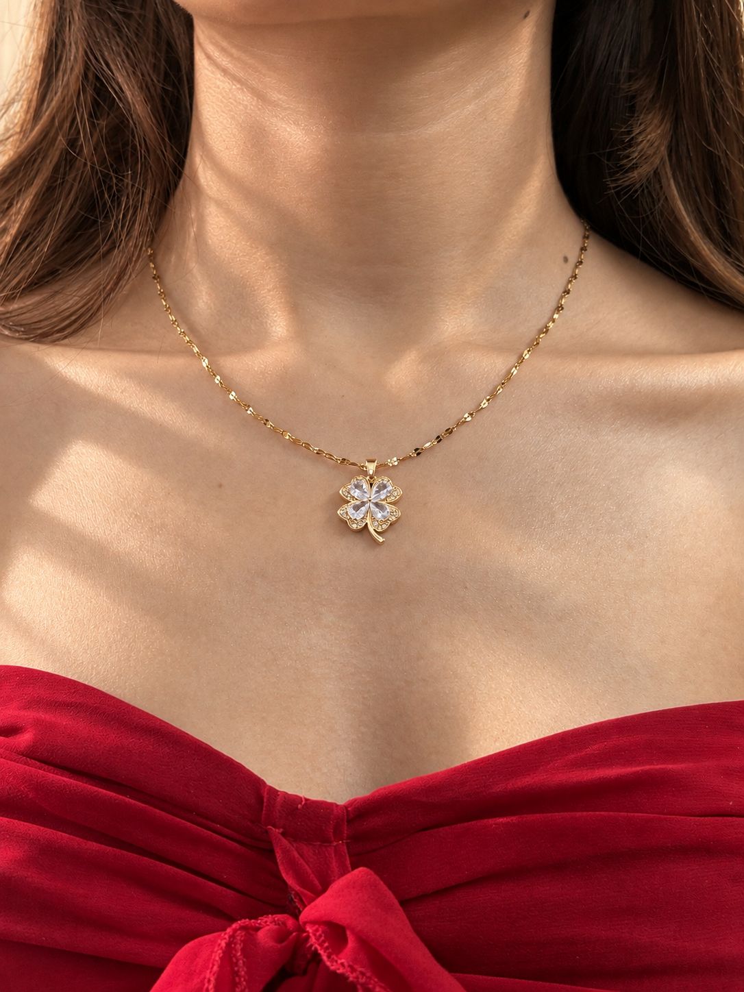 Clover Charm Necklace
