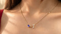 Purple Tulip Necklace