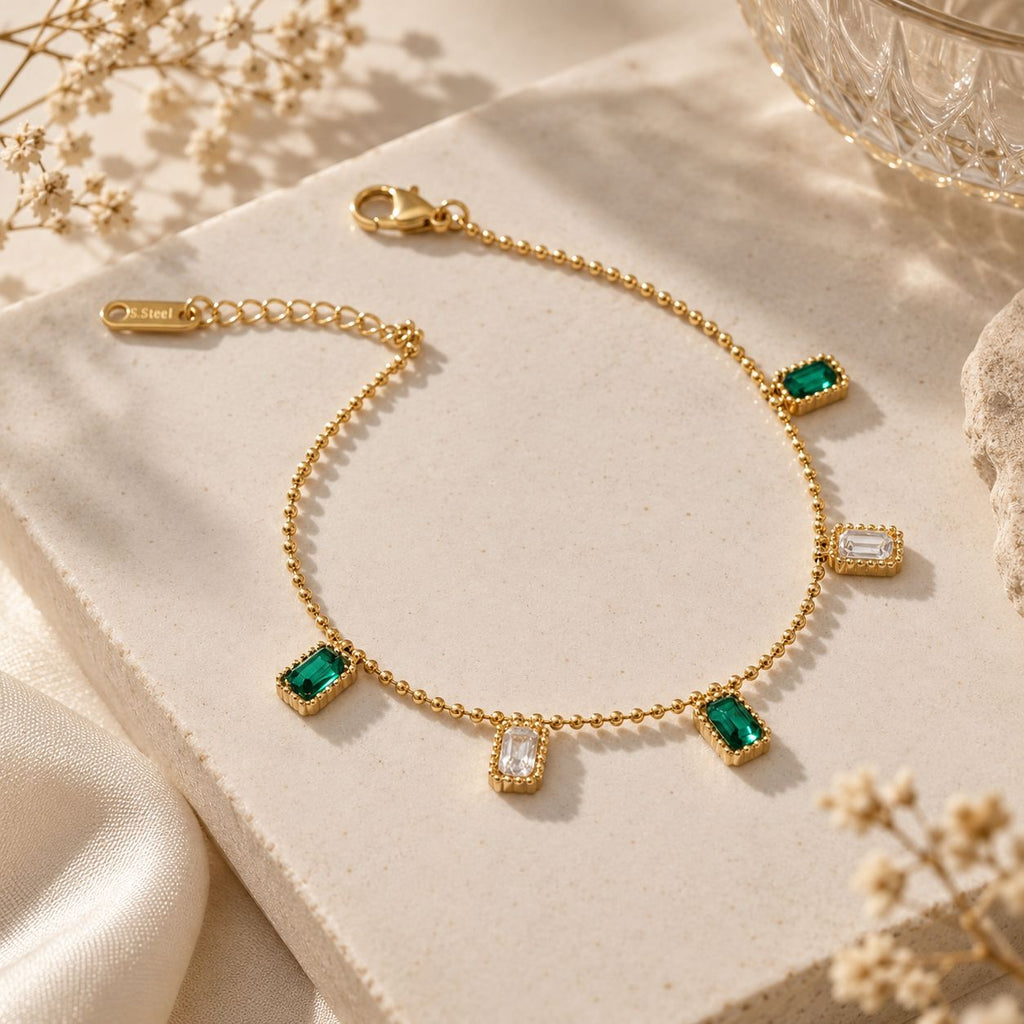 Emerald Gleam Bracelet