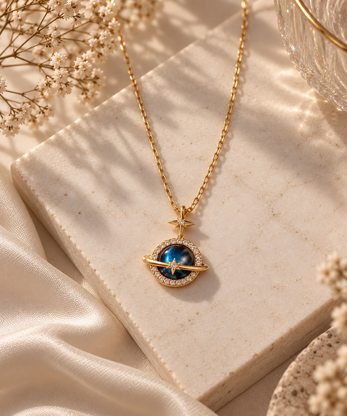 Celestial Orbit Pendant Necklace