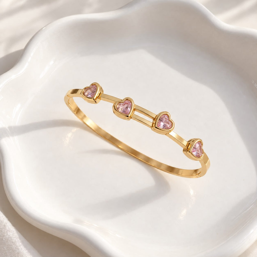 Pink Heart Luxe Bracelet