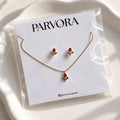 Dainty Tulip Set - Red Green