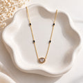 Round Crystal Mangalsutra