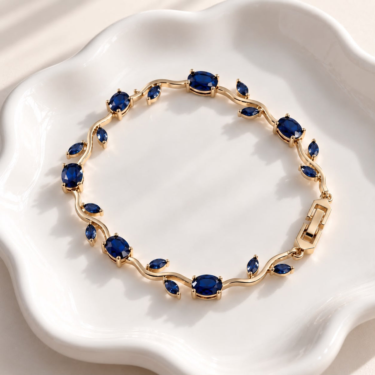 Blue Rapunzel Bracelet