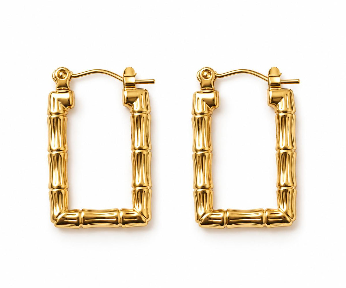 Square Bamboo Hoops