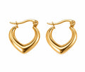Heart Curve Hoops