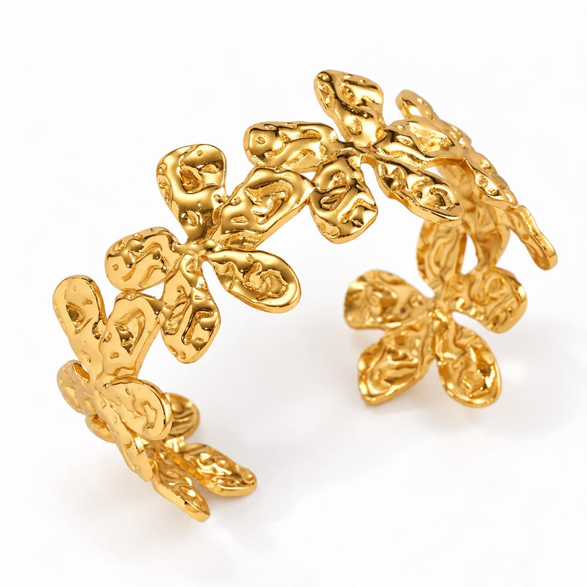 Floral Cuff Bracelet