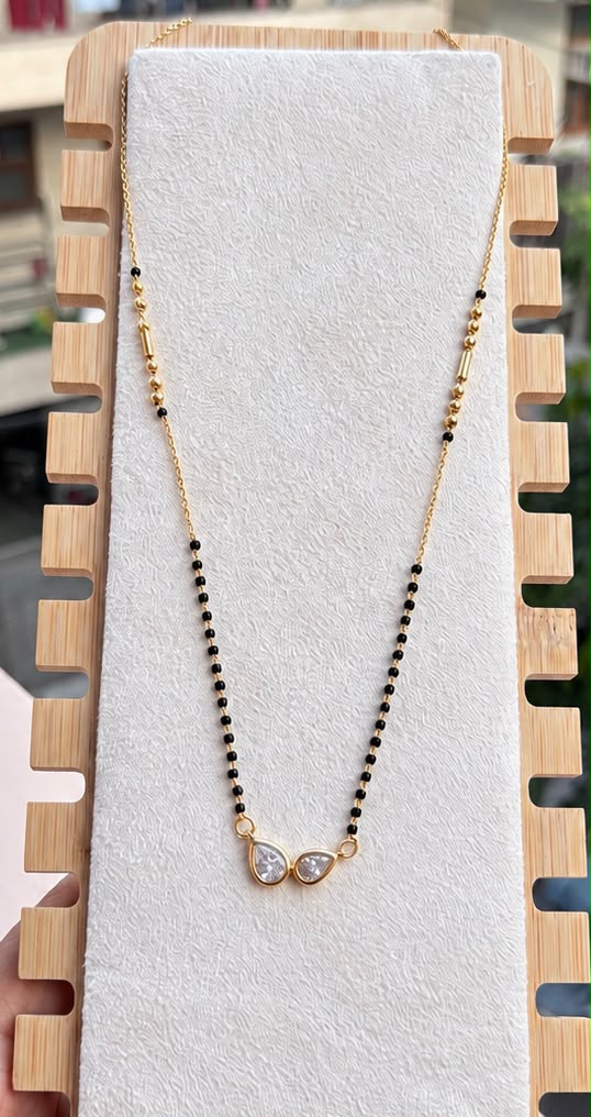 Noir Crystal Mangalsutra