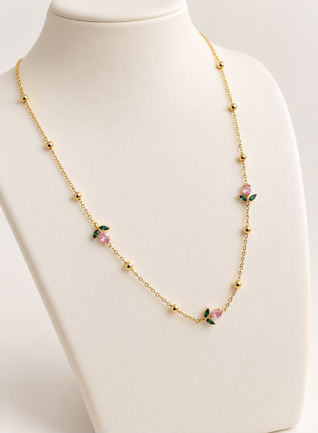 Triple Tulip Delicate Chain