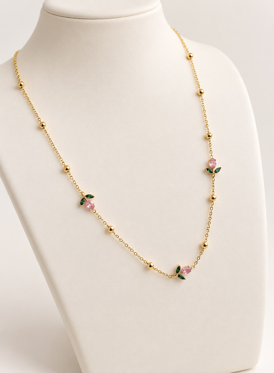 Triple Tulip Delicate Chain
