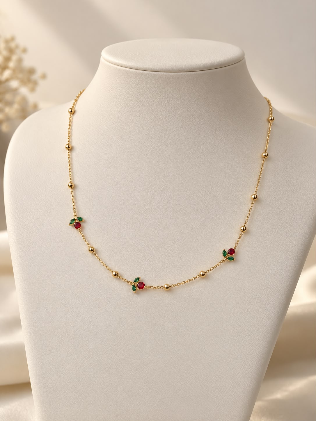 Triple Tulip Delicate Chain